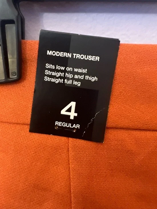 The Limited 🔥 Burnt Orange Wide-Leg Dress Pants - Picture 3 of 4